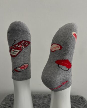 MEDIAS TOBILLERAS GRISES